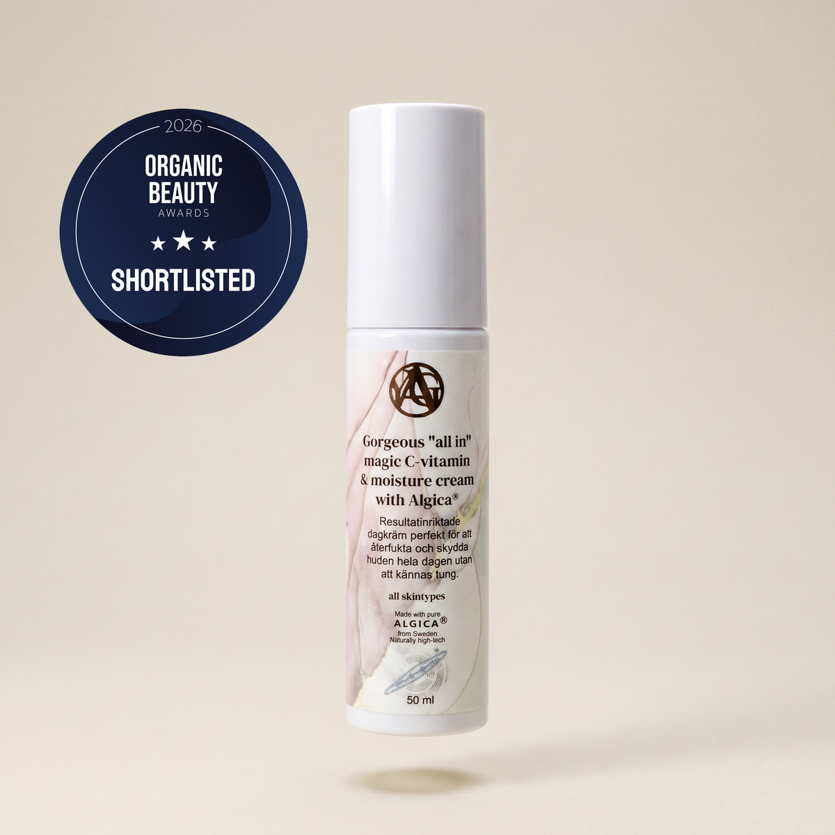 Gorgeous "all in" magic C-vitamin & moisture cream with Algica®
