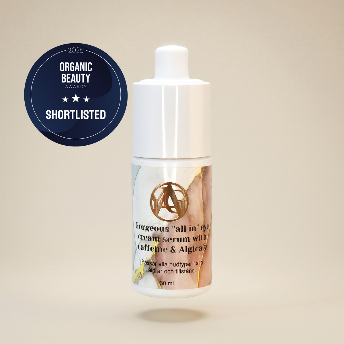 Gorgeous "all in" eye cream with caffeine & Algica®