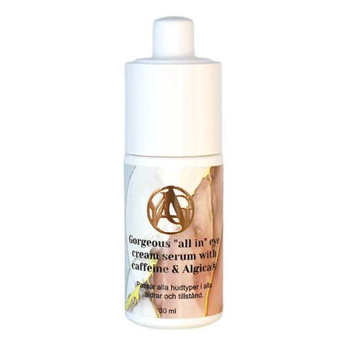 Gorgeous "all in" eye cream with caffeine & Algica® YAG Sweden