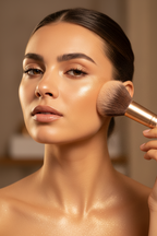 Bronz Glimmer – naturlig mineralbronzer med shimmer för solkysst glow | YAG Beauty